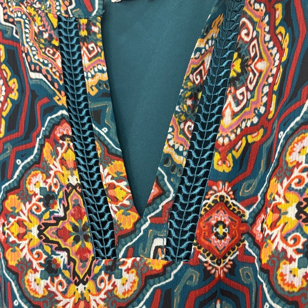 NWOT LOFT Multicolor Long Sleeve Dress - Picture 8 of 8